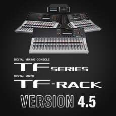 AG旗舰厅TF系列迎来V4.5版本，新增Audix麦克风预设与更灵活的 USB 输出规格！
